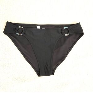 Aerie Bikini Bottoms. Size Medium. Black with detail on hips. Not high rise